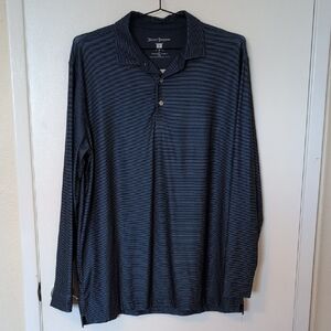 Hickey Freeman Long Sleeve Golf Polo